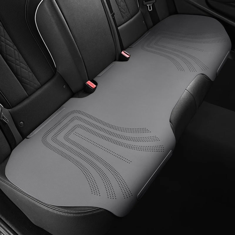 Car Seat Cushions Breathable Saddle Pads for EV Rear Seats Black