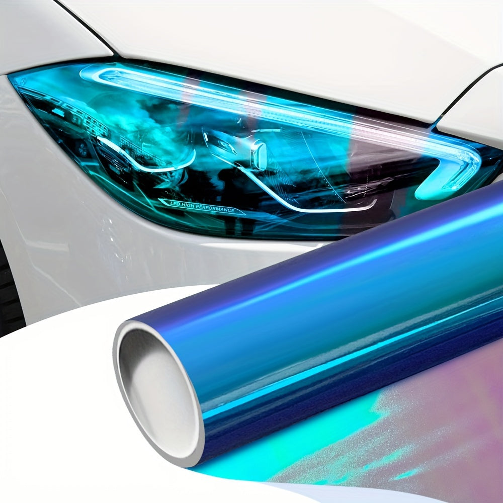 Car Motorcycle Laser Chameleon Light Film 30x60cm Color Change Vinyl Sticker