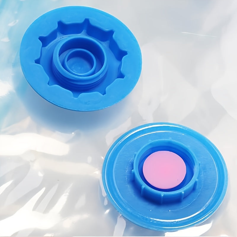 Shaffof vakuum siqish saqlash sumkallari to'plami 2 yoki 4 ta, kiyimlar va yostiq uchun chang o'tkazmaydigan joyni tejovchi