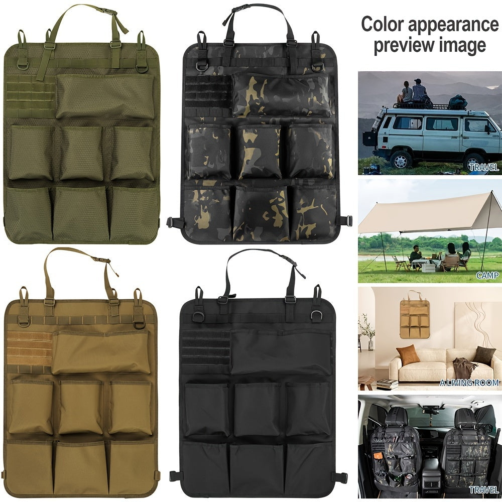 Avtomobil o'rindig'i orqa qismi uchun 8 stakan tutadigan devorga o'rnatiladigan asboblar saqlash uchun tashkilot