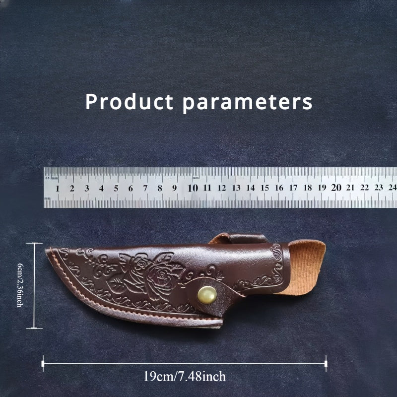 Durable PU Knife Sheath for Kitchen and Outdoor Use Camping and Cooking