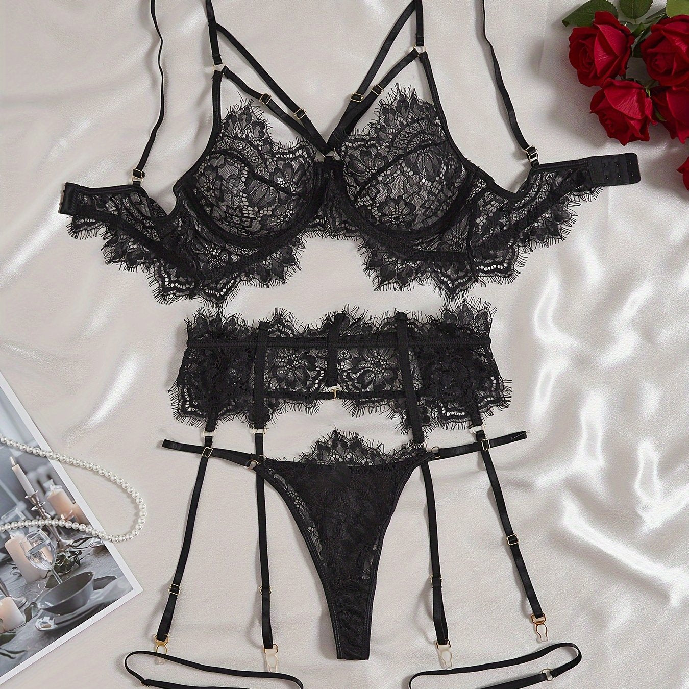 Women's Garter Lingerie Set Sexy Intimates for Women