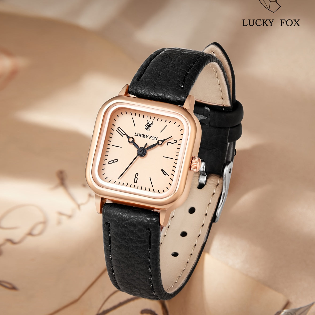 Women's Quartz Watch Set with Faux Leather Straps Casual Retro Gift Box Collection