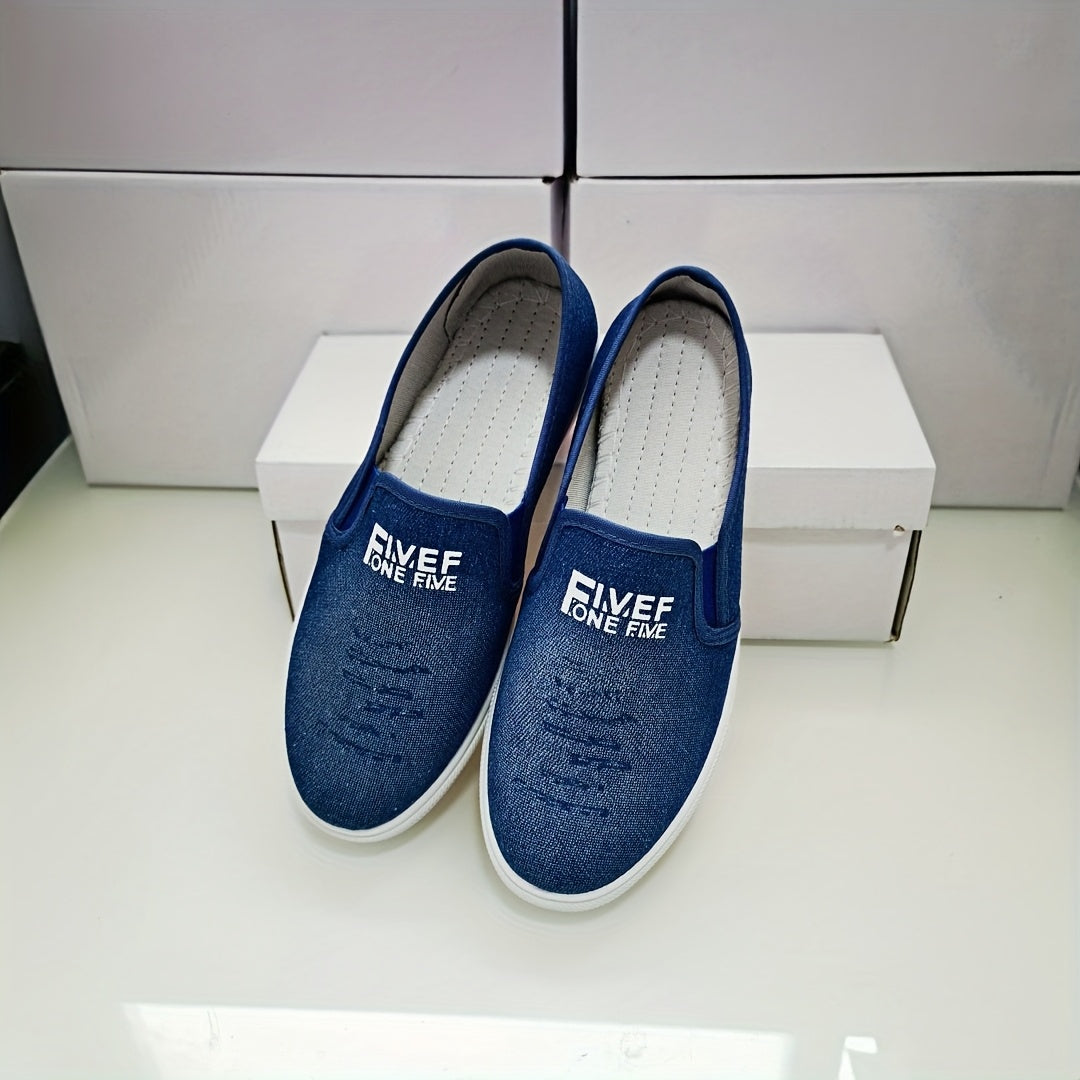 Zapatos planos transpirables para mujer, fáciles de poner, cómodos y casuales