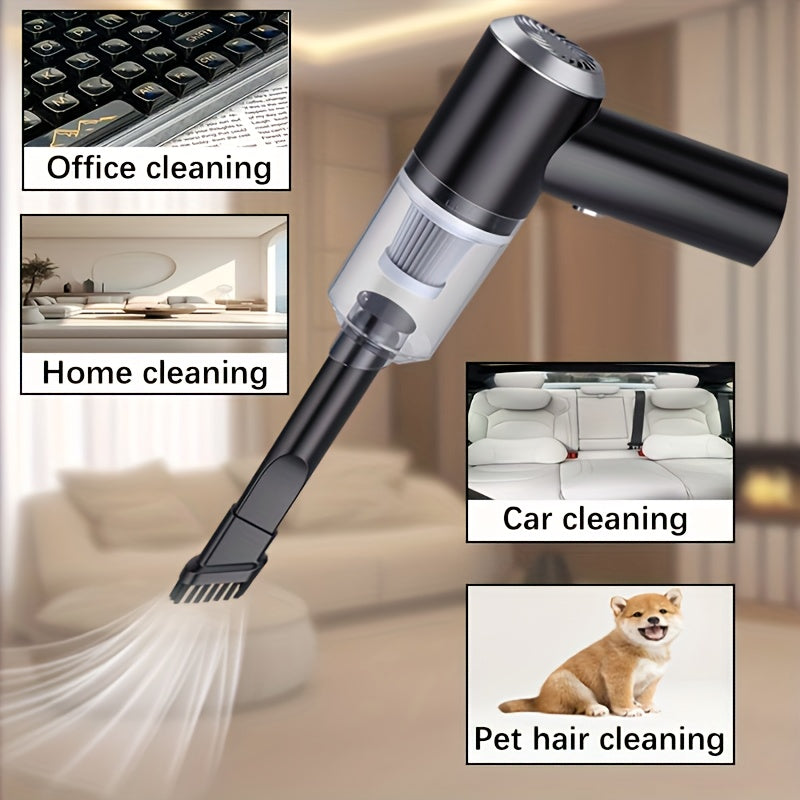 Wireless Dual Battery Car and Home Vacuum Cleaner with Accessories