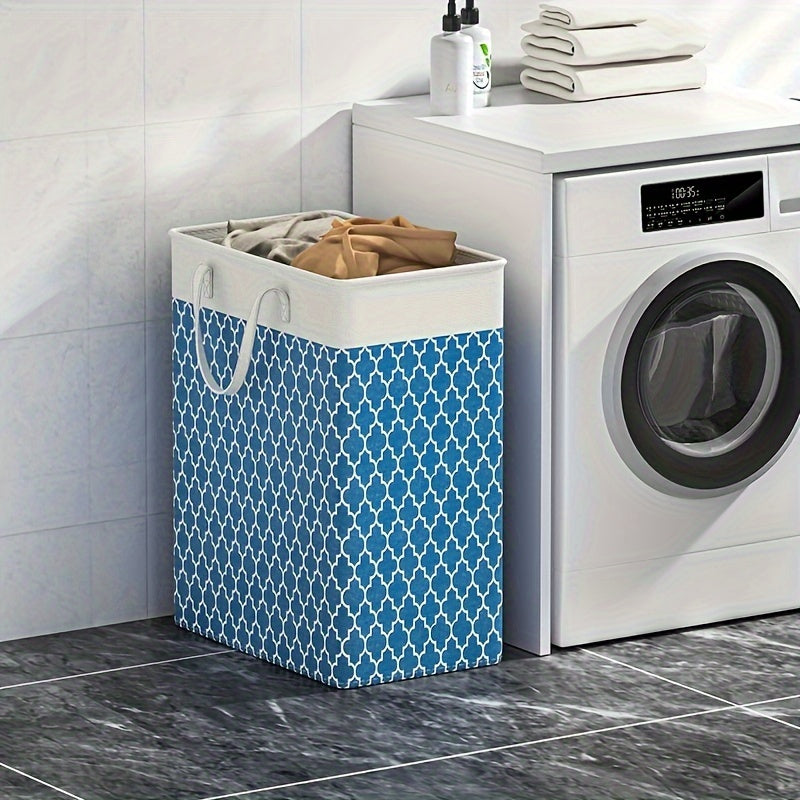 Laundry Storage Basket with Handles Hamper for Laundry Bathroom Bedroom Dorm