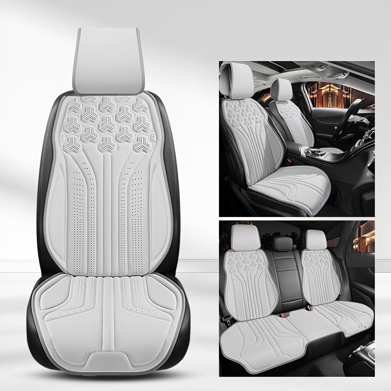 Universal to'rt fasli uchun sedanga mo'ljallangan o'rindiq qopqog'i to'plami, nafas oladigan, sirpanishga qarshi