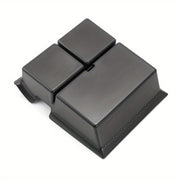 Car Center Console Armrest Storage Box Black Organizer With Compartments