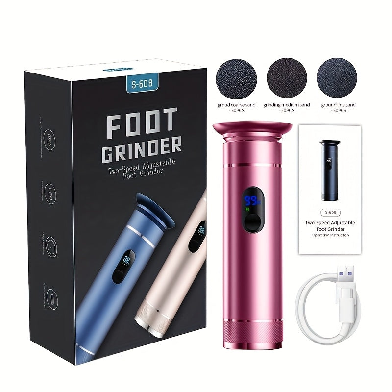 Rechargeable Electric Foot Grinder Callus Remover Dead Skin Remover USB Battery
