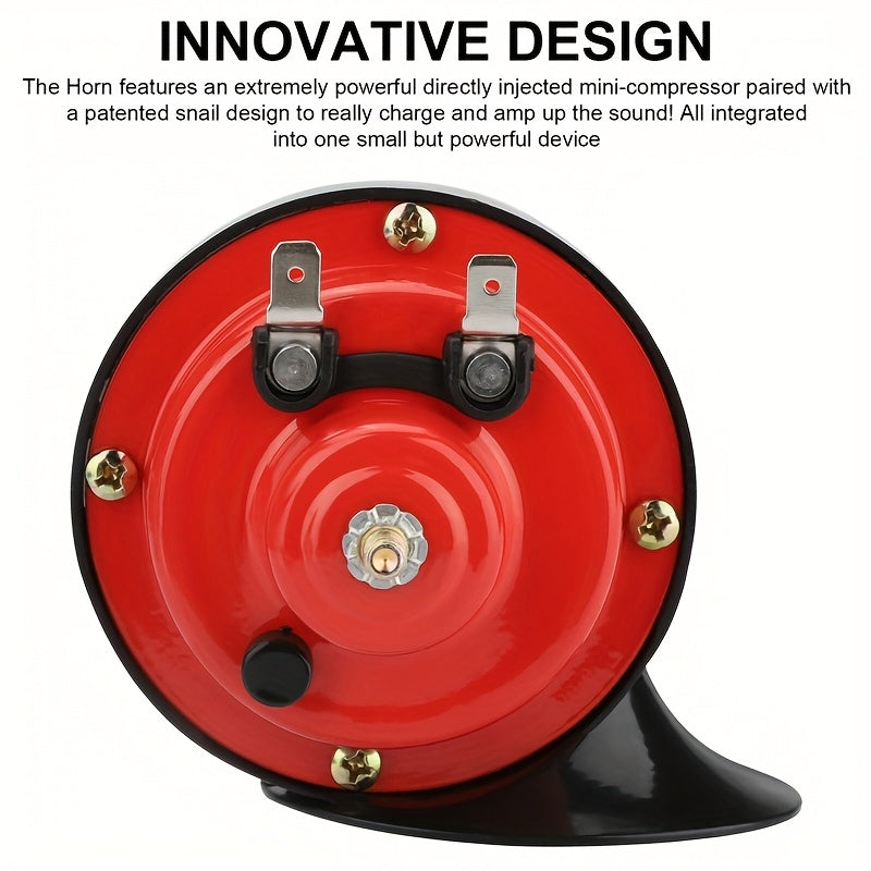 Altavoz de señal de audio para motocicleta y tren, soporte para coche de 12V