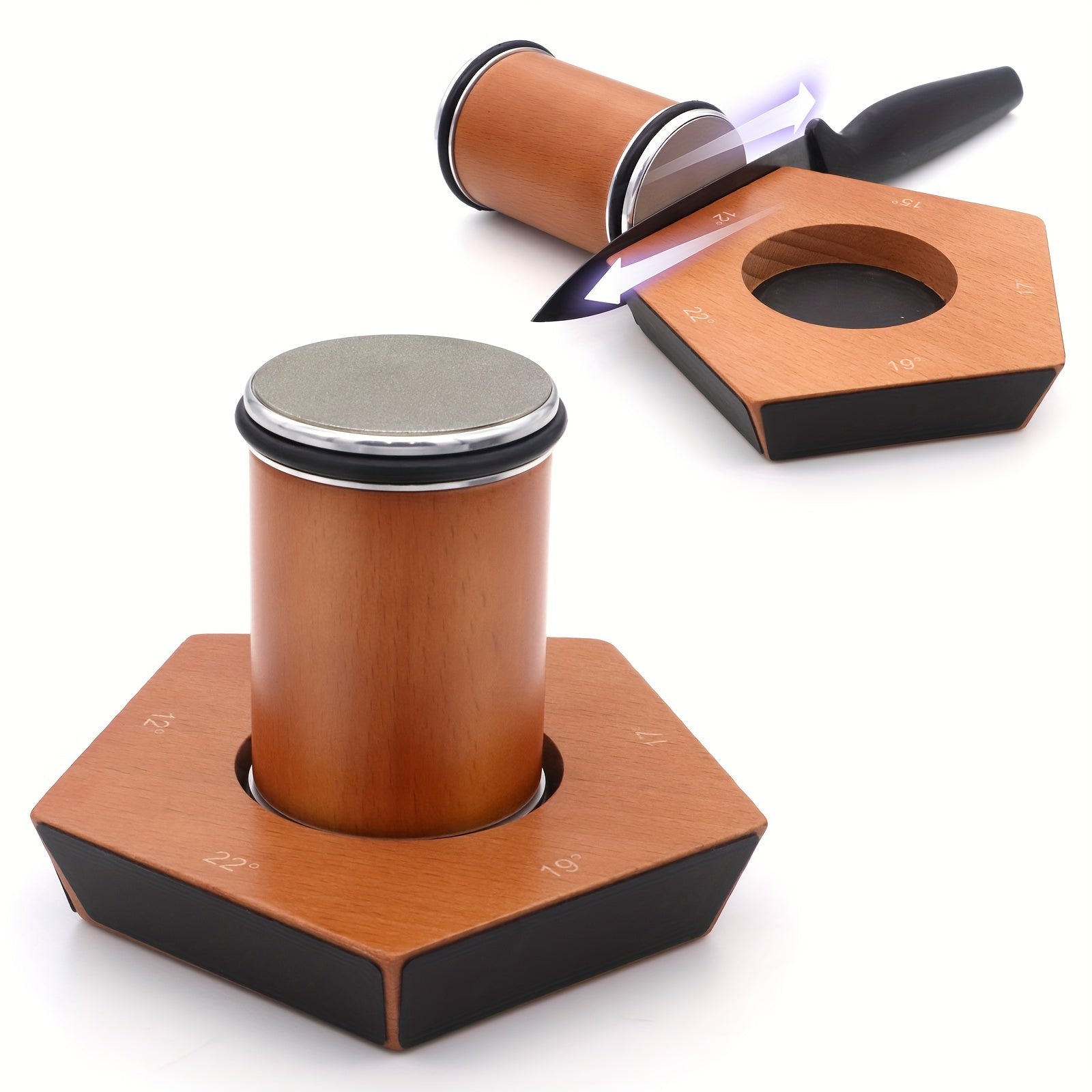 Qozon uchun zanglamaydigan po'latdan yasalgan qo'lda pichoq silliqlash moslamasi