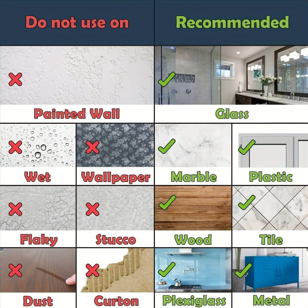 Paquete de 10 ganchos adhesivos impermeables de uso pesado para baño, cocina y almacenamiento en el hogar