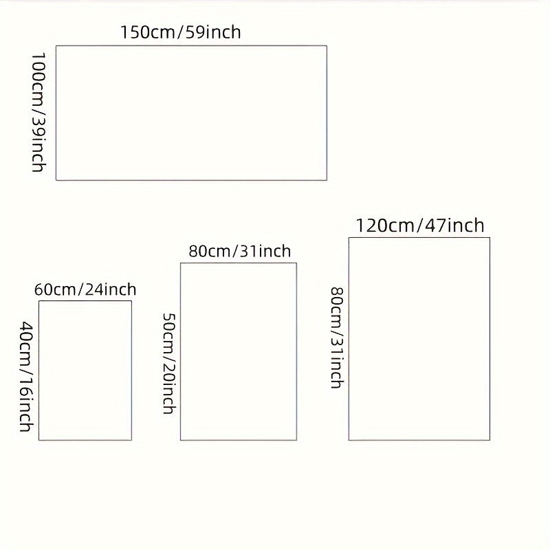 Flannel Racing Flag Mat Non-Slip Checkered Design 1.1cm Thick for Living Room Bedroom