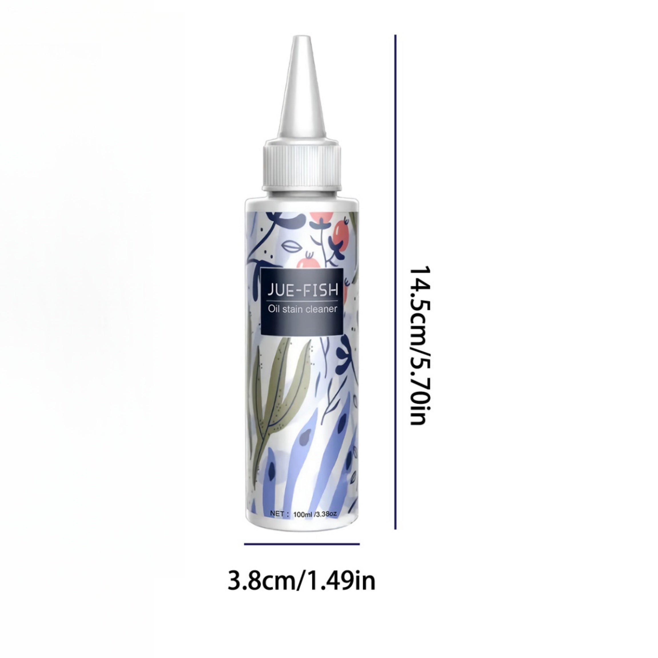 Kuchli kiyimlar uchun yog'li dog'larni olib tashlovchi sitrik kislota formulasi - sariq va dog'langan kiyimlar uchun past hidli suyuq to'qimachilik tozalagichi - 1 dona