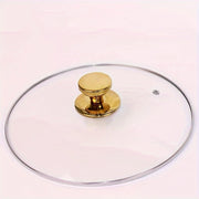 Tempered Glass Lid for Wok and Soup Pot Durable Explosion-Proof Universal Fit