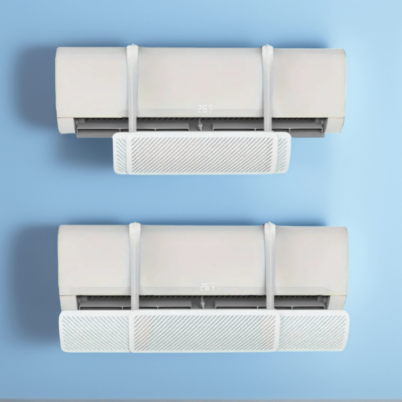 Adjustable Plastic Air Conditioner Vent Deflector for Directional Cooling Home Office Shop