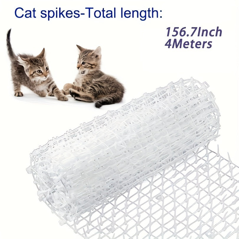 Cat Deterrent Mat Plastic Spikes 3.99m Indoor Outdoor Garden Yard Couch