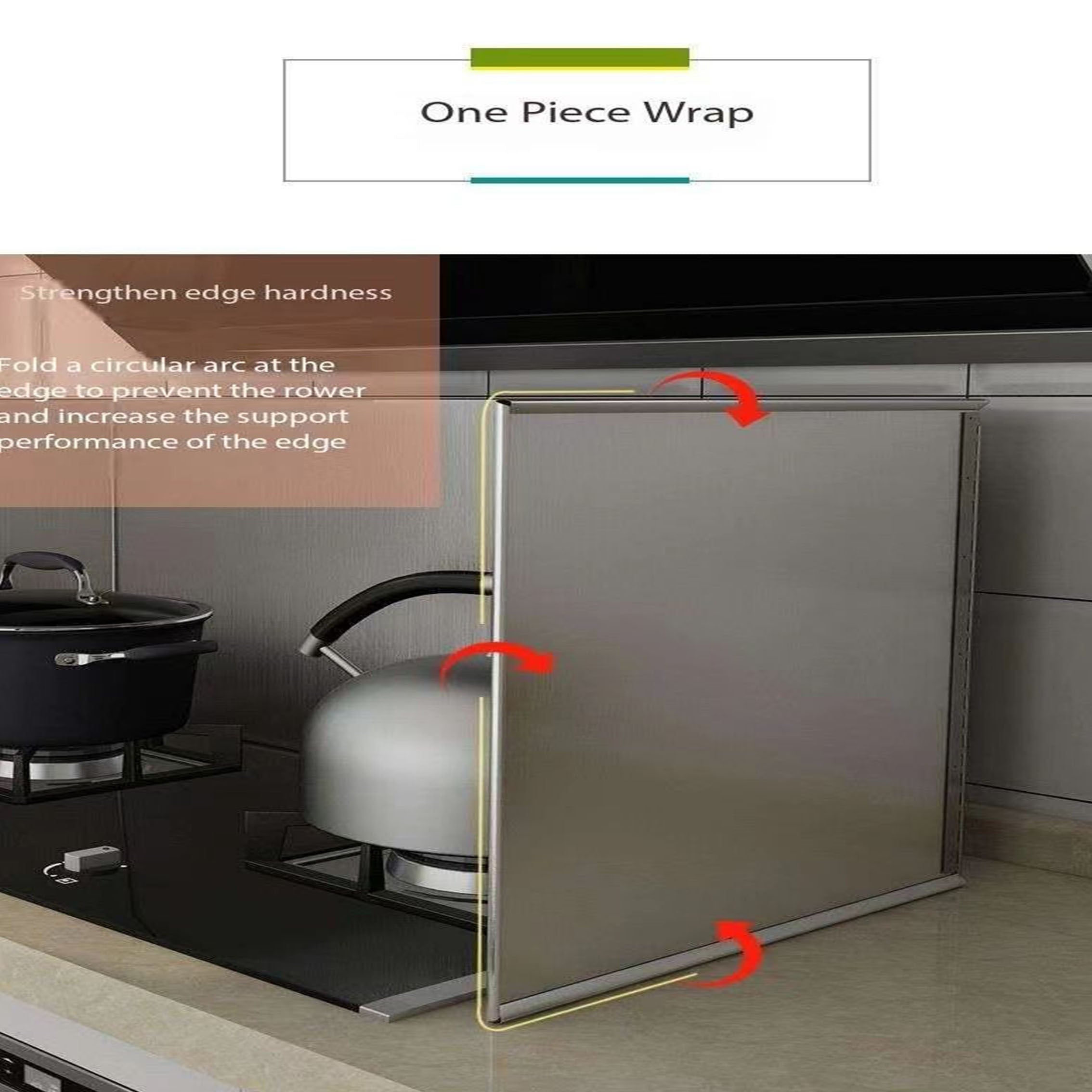 Foldable Stainless Steel Heat Insulation Panel for Stove Top Oil Splash Shield