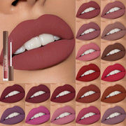 Velvet Matte Lip Glaze Set 19 Shades Fadeless Long-Lasting Lipstick