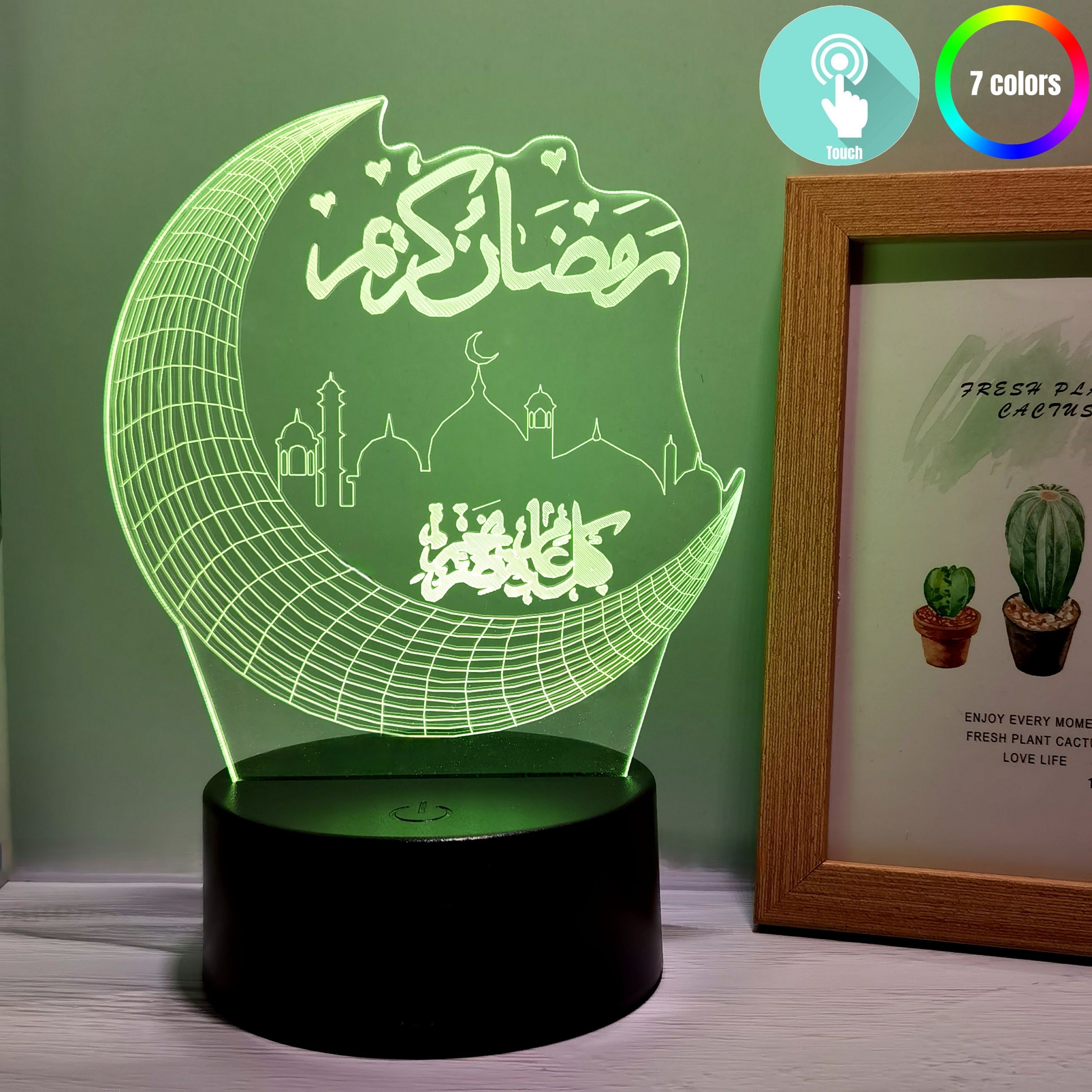 3D Moon Star Palace Night Light USB LED Decorative Bedside Lamp Romantic Gift for Special Occasions