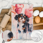 Valentine's Day Kitchen Towels 2 Pack Ultra Soft Absorbent Dish Hand Towels