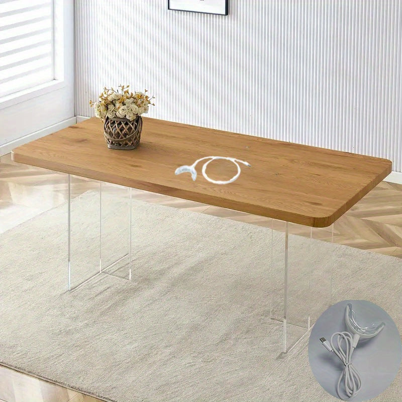 USB orqali quvvatlanadigan, kundalik uyda foydalanish uchun mo'ljallangan, hid chiqarmaydigan va oson olib yuriladigan dizaynga ega portativ tish to'plami. Tish parvarishi vositalari va aksessuarlarini o'z ichiga oladi.