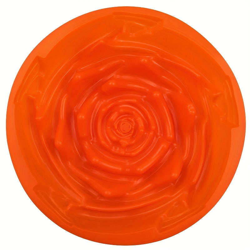 Silicone Cake Pan 24cm with Rose Flower Design for Baking and Pastries