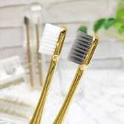 Luxury Soft Bristle Toothbrush Set for Adults with Sensitive Gums and Deep Cleaning