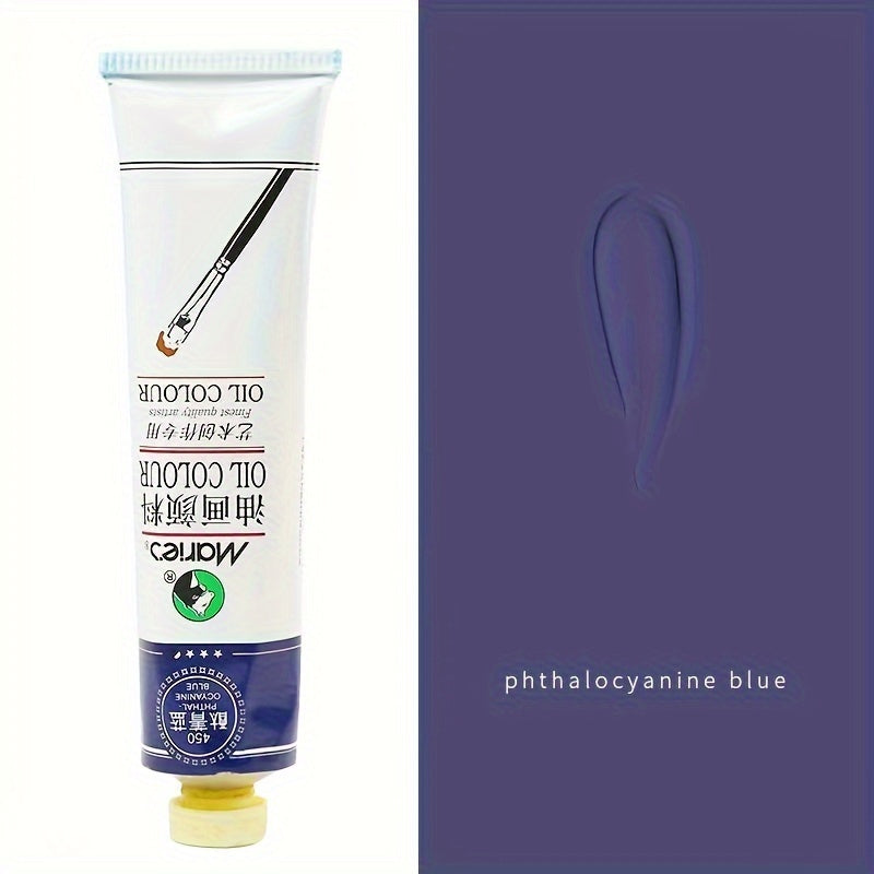 50ml White Oil Paint Tube for Canvas and Graffiti Art Professional Artist Grade