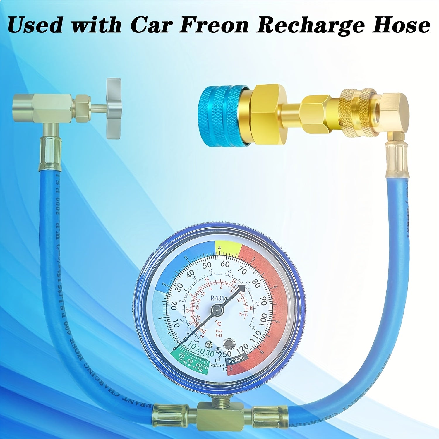 Adapter Kit for R1234yf Refrigerant Conversion Universal AC System No Electricity