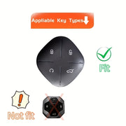 Car Key Fob Cover TPU Braided Keychain Remote Accessory for Universal Use