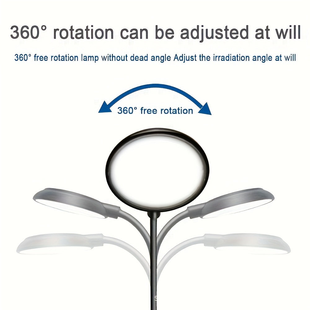 Mini LED Aquarium Clip Light USB Powered High Brightness 360° Rotation for Fish Tanks and Aquatic Plants