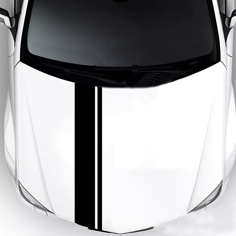 Car Hood Sticker Personalize Stripe Auto Body Decoration Cover Film