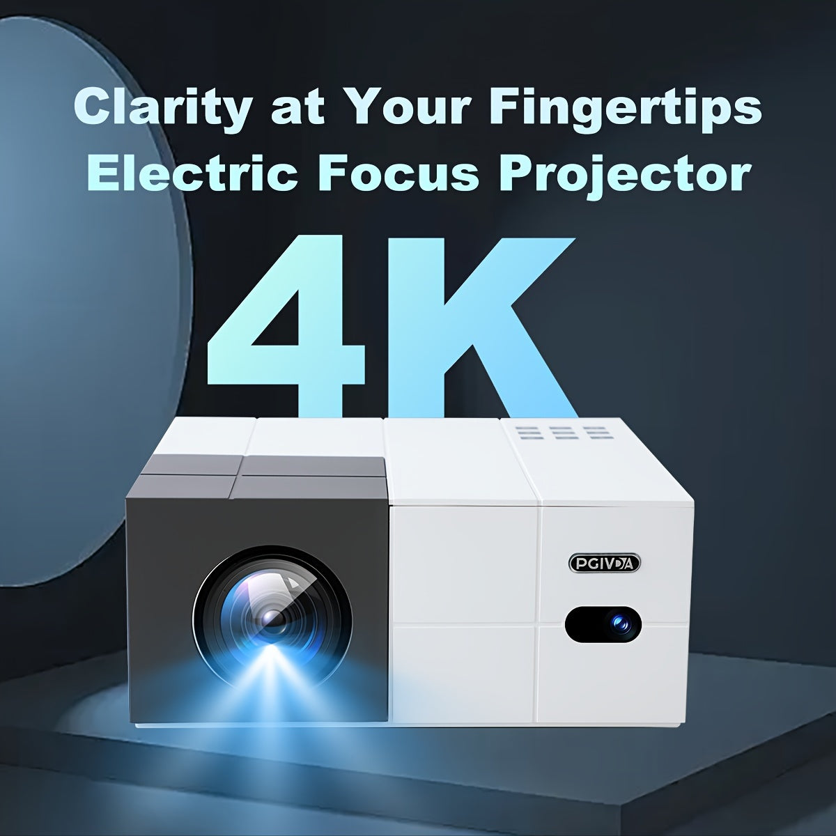 Full HD Wifi Projector 1080P 500 Lumens Portable with Built-in Speaker