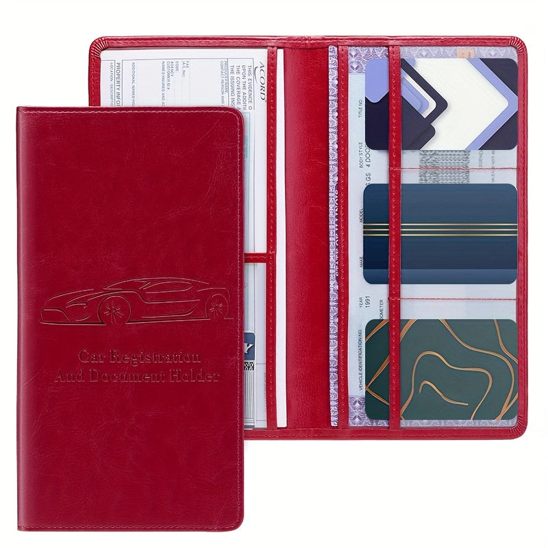 Universal avtomobil ro‘yxatga olish va sug‘urta kartasi tutgichi bilan qulay kirish tashkilotchisi