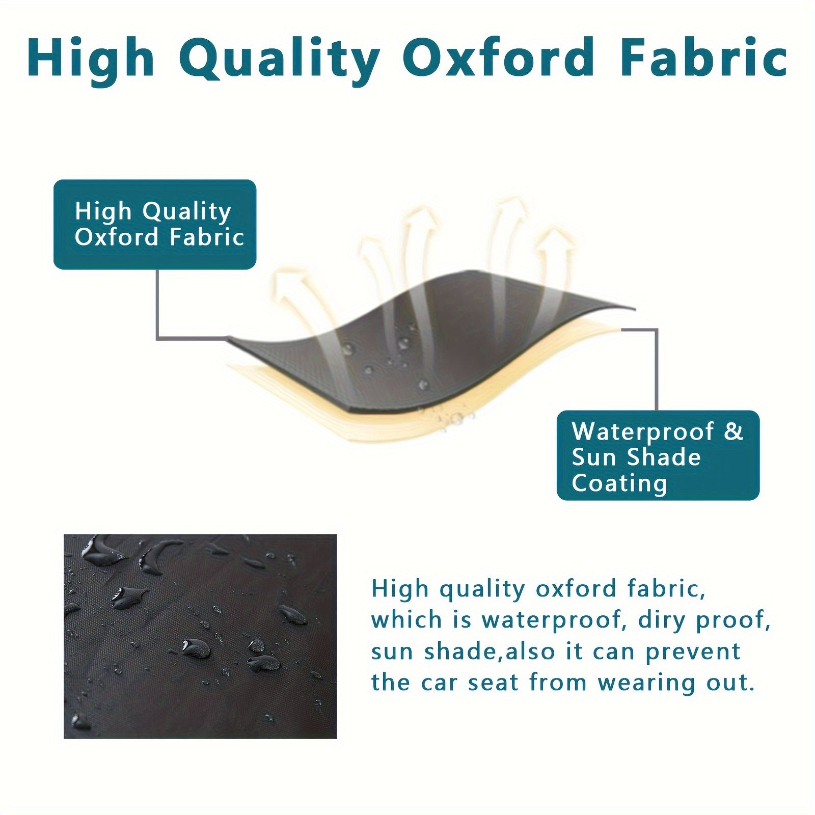 Car Seat Cover Waterproof Dustproof Travel Bag for Airplane and Car Use