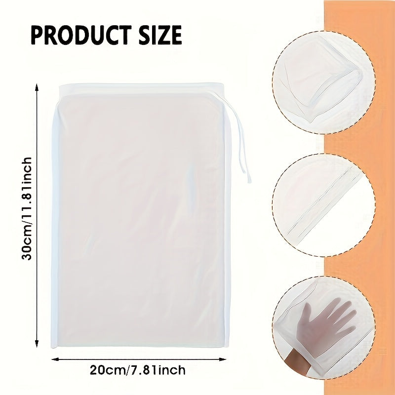 Reusable Mesh Filter Bag for Soy Milk and Juice, Food Safe Durable Non-Woven