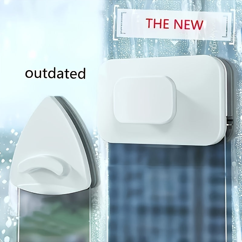 High-Rise Glass Tool with Safety Rope Double-Sided Magnetic Window Cleaner