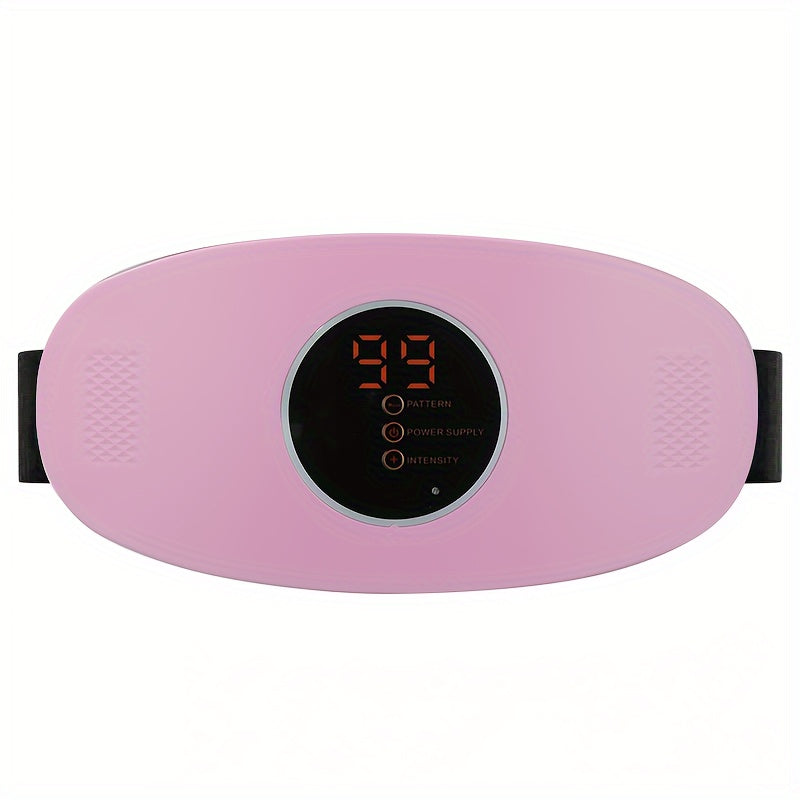Rechargeable Waist Massager with Vibration and Elastic Belt USB Charging