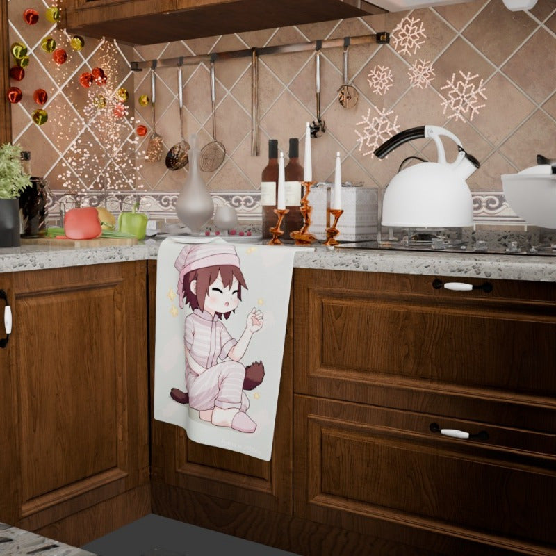 Kitchen Towel 18x66 cm for Tea and Holiday Season Absorbent Cotton