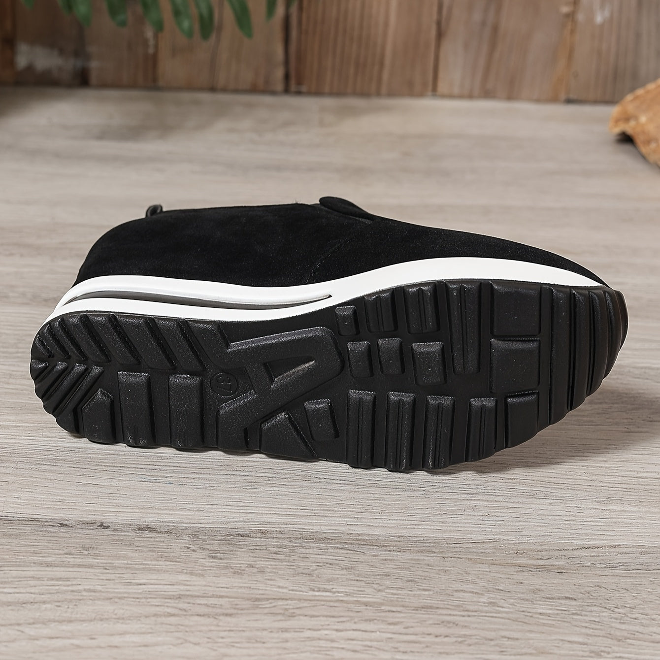 Women Casual Wedge Sneakers Slip-On Waterproof Platform Shoes