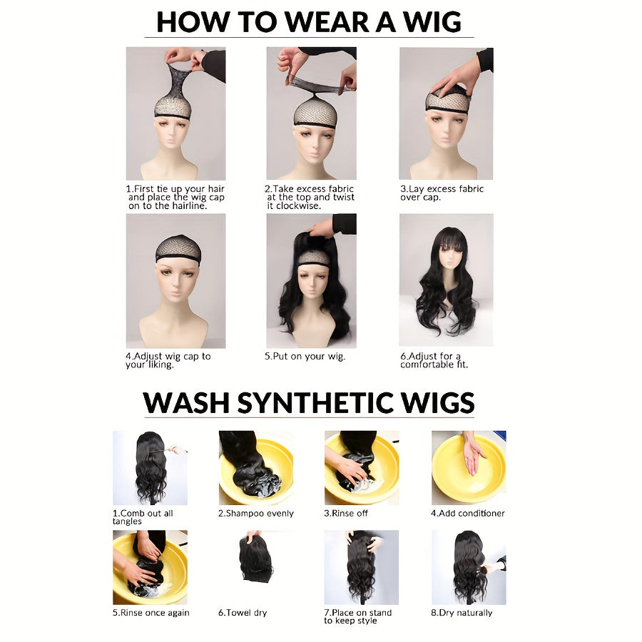 Erkaklar uchun qora uzun mo'ynali, qalin, qimirlagan sochli parik, oddiy kechki partiya, Xellouin kostyumlari