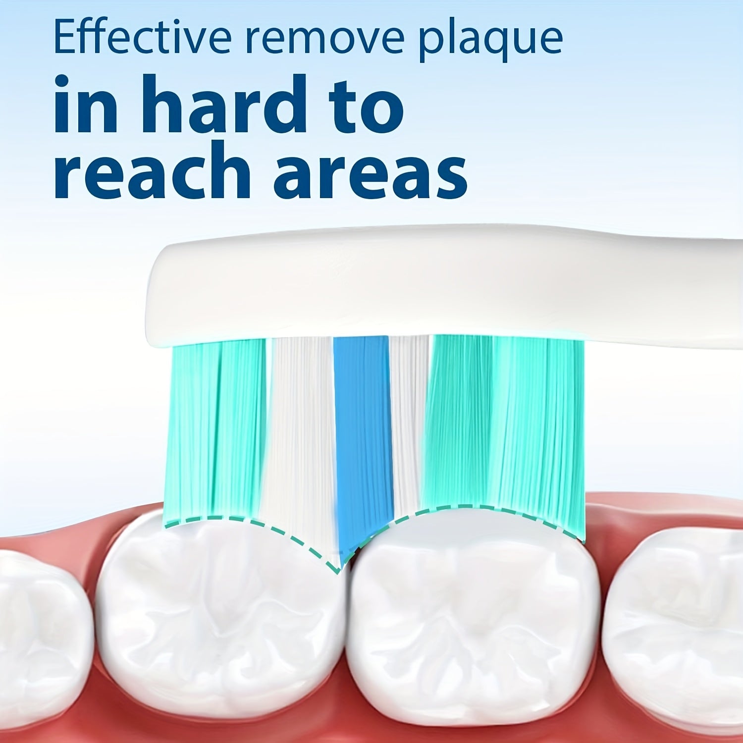 Заменяемые насадки для электрической зубной щетки с мягкой щетиной, семейный набор, совместимы с щетками Snap-On