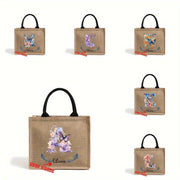 Personalized Bridesmaid Tote Bag for Weddings and Parties Lightweight Polyester Handbag