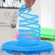 Set of 3 Extendable Nylon Laundry Clotheslines 3-10m Wind-Resistant for Home and Travel