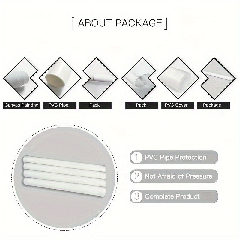 Nordic Modern Abstract Ribbon Oil Painting Canvas Wall Art for Living Room Bedroom Home Decor