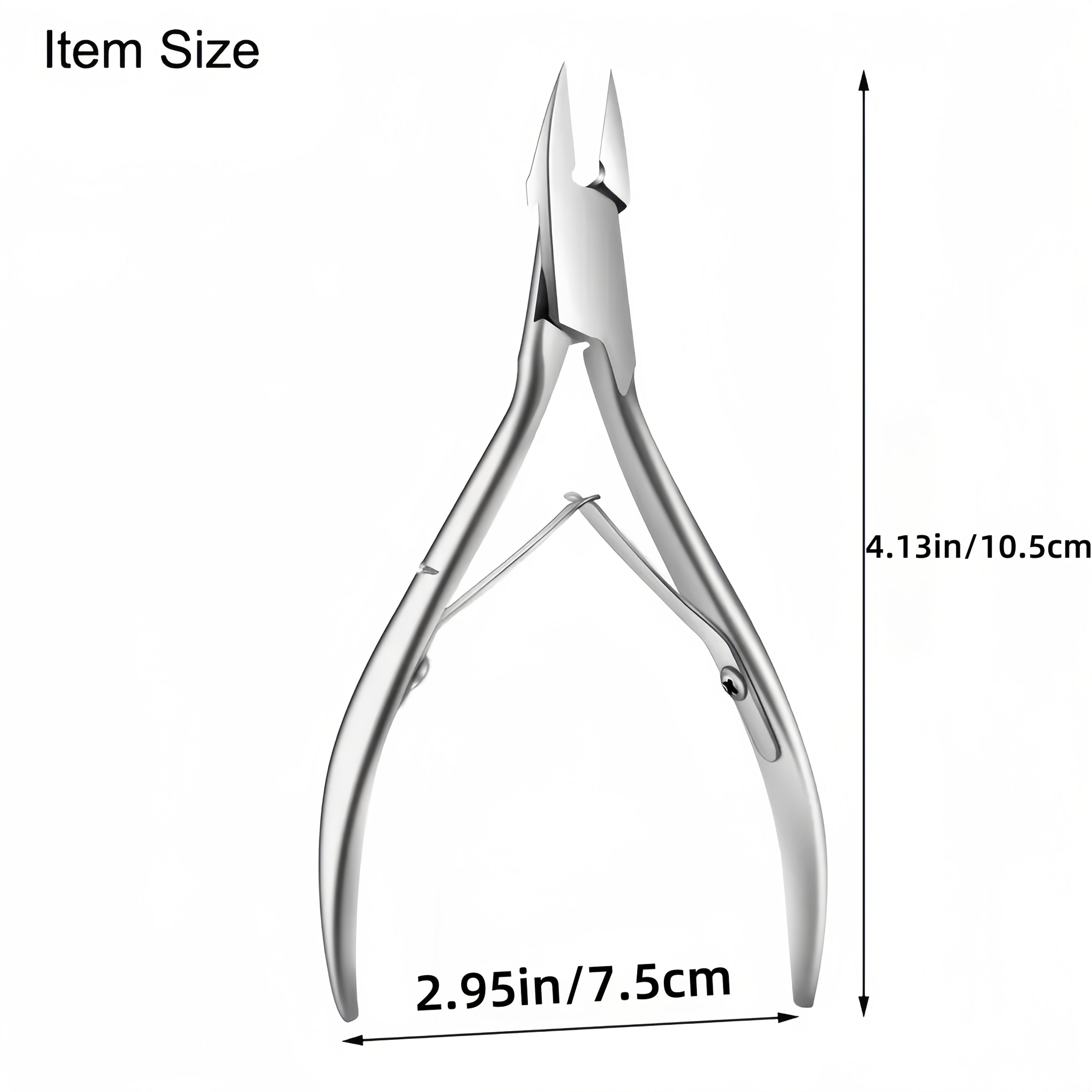 Stainless Steel Toenail Clipper for Thick Nails, Straight Edge, Hypoallergenic