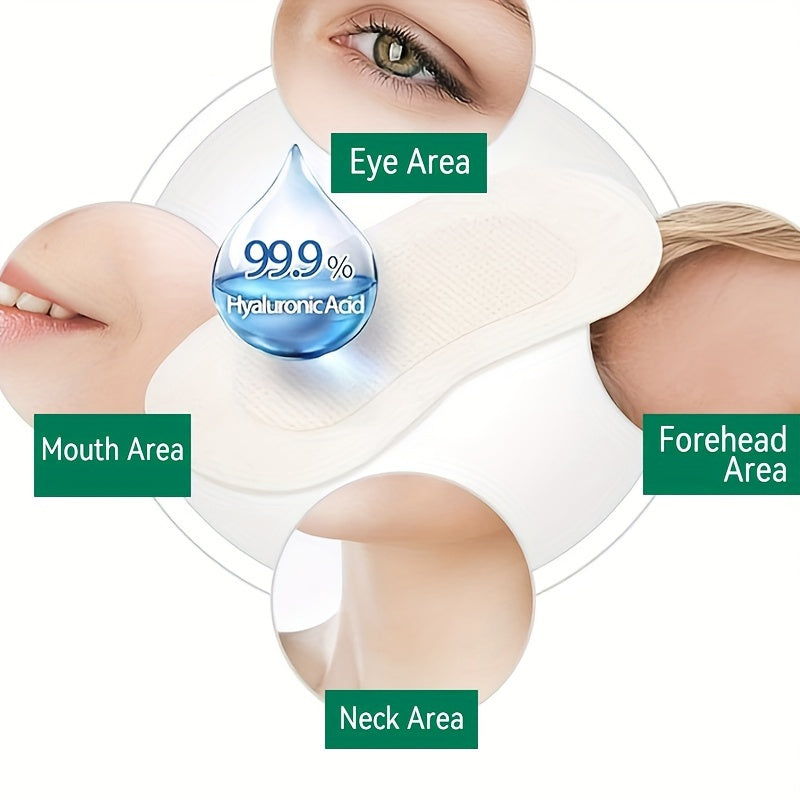 Unisex Under Eye Patch with Dissolving Microneedles and Hyaluronic Acid