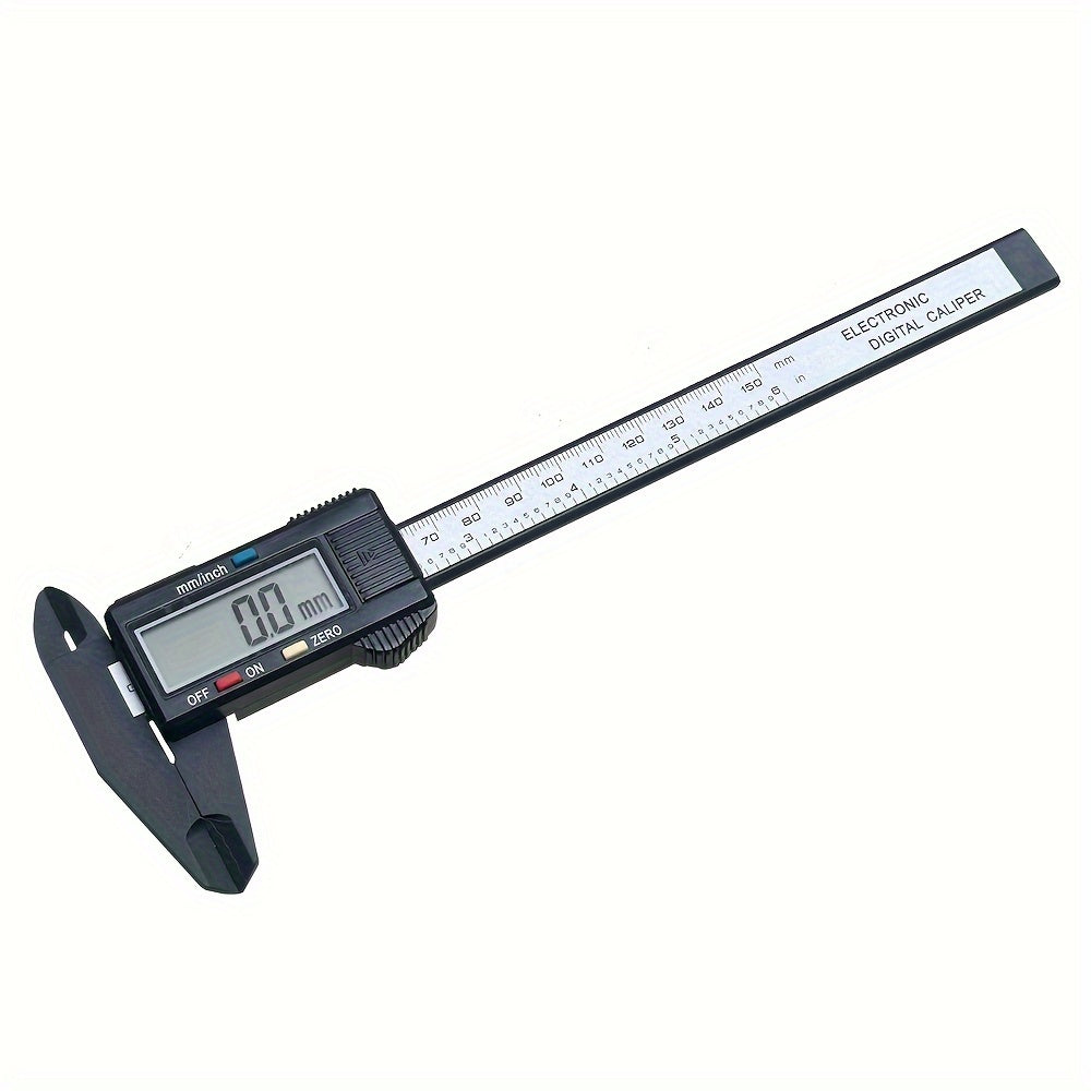 6-Inch Digital Vernier Caliper with Large LCD Display Locking Thumb Screw and Zero Setting