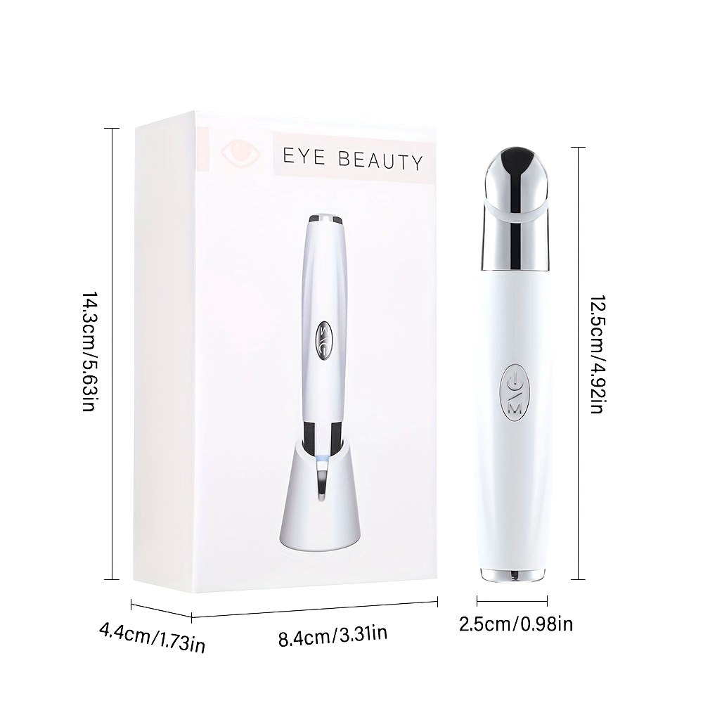 Masajeador eléctrico para ojos con varita de vibración para relajación de ojos y cuerpo